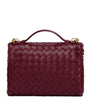 Bottega Veneta Red Mini Leather Bang Bang Shoulder Bag