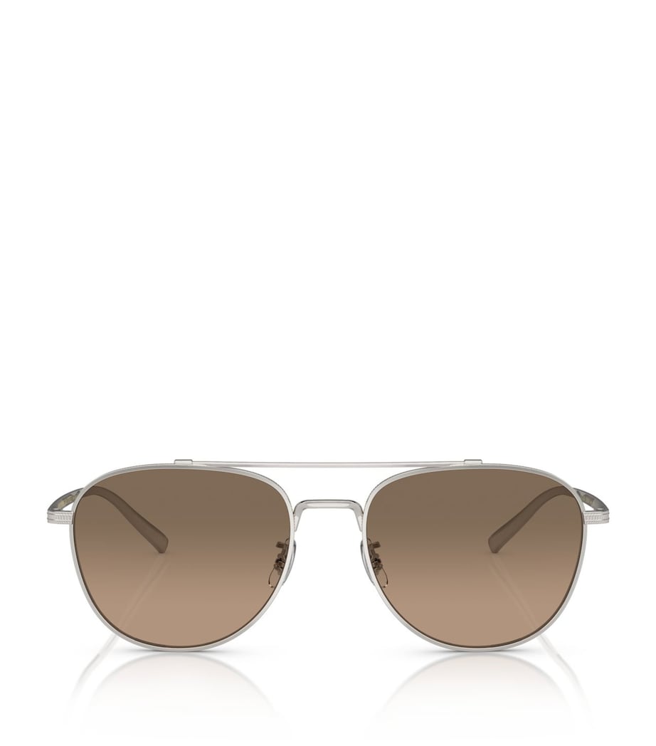 Oliver Peoples Silver Titanium Rivetti OV1335ST Sunglasses