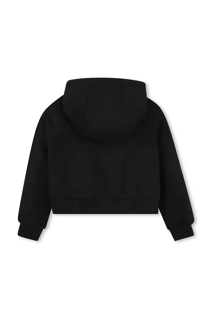Çocuklar için fermuarlı ve kapüşonlu sweatshirt