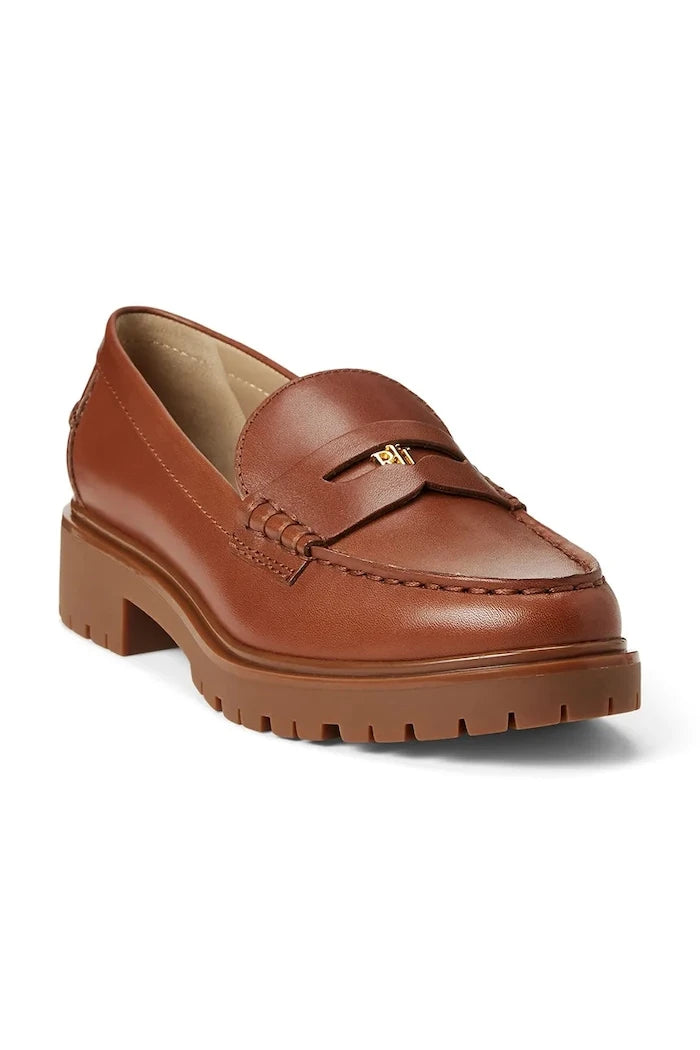 Кожени мокасини Lauren Ralph Lauren Marli