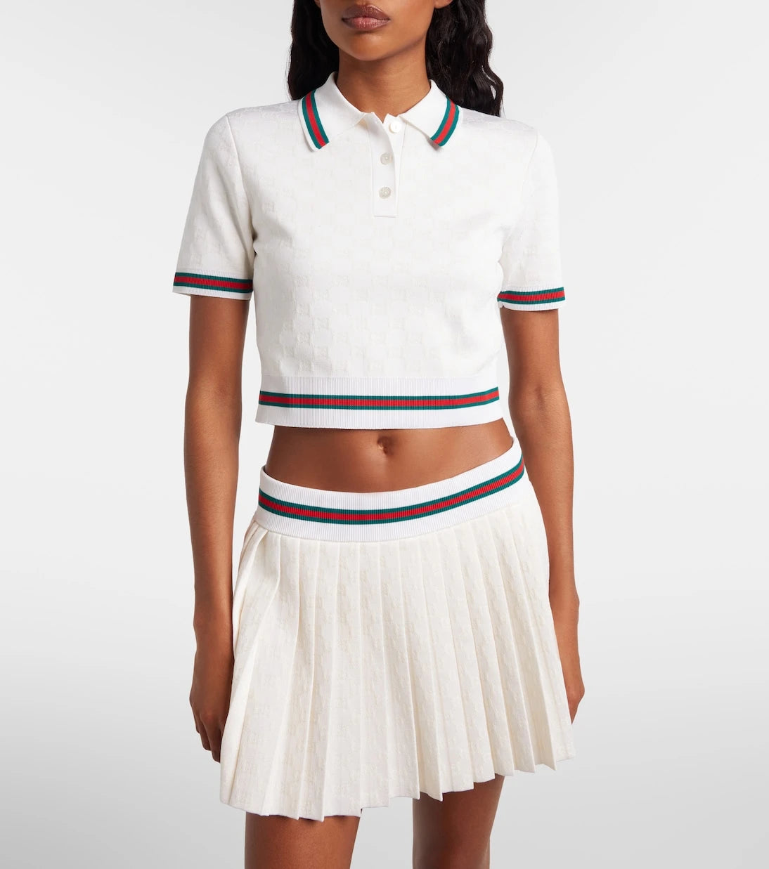 Gucci - GG jacquard polo shirt