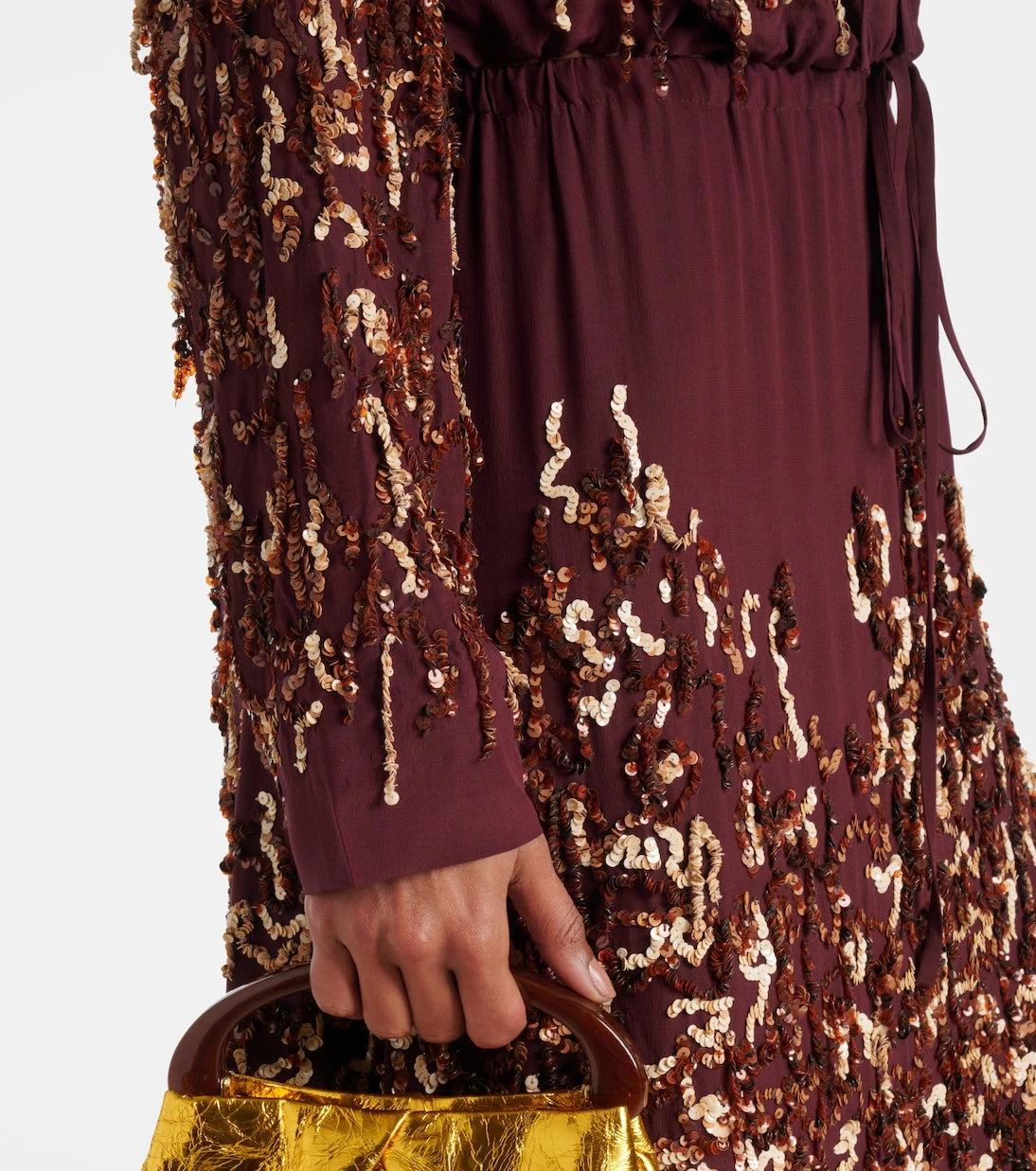 Dries Van Noten - Sequined silk jacket