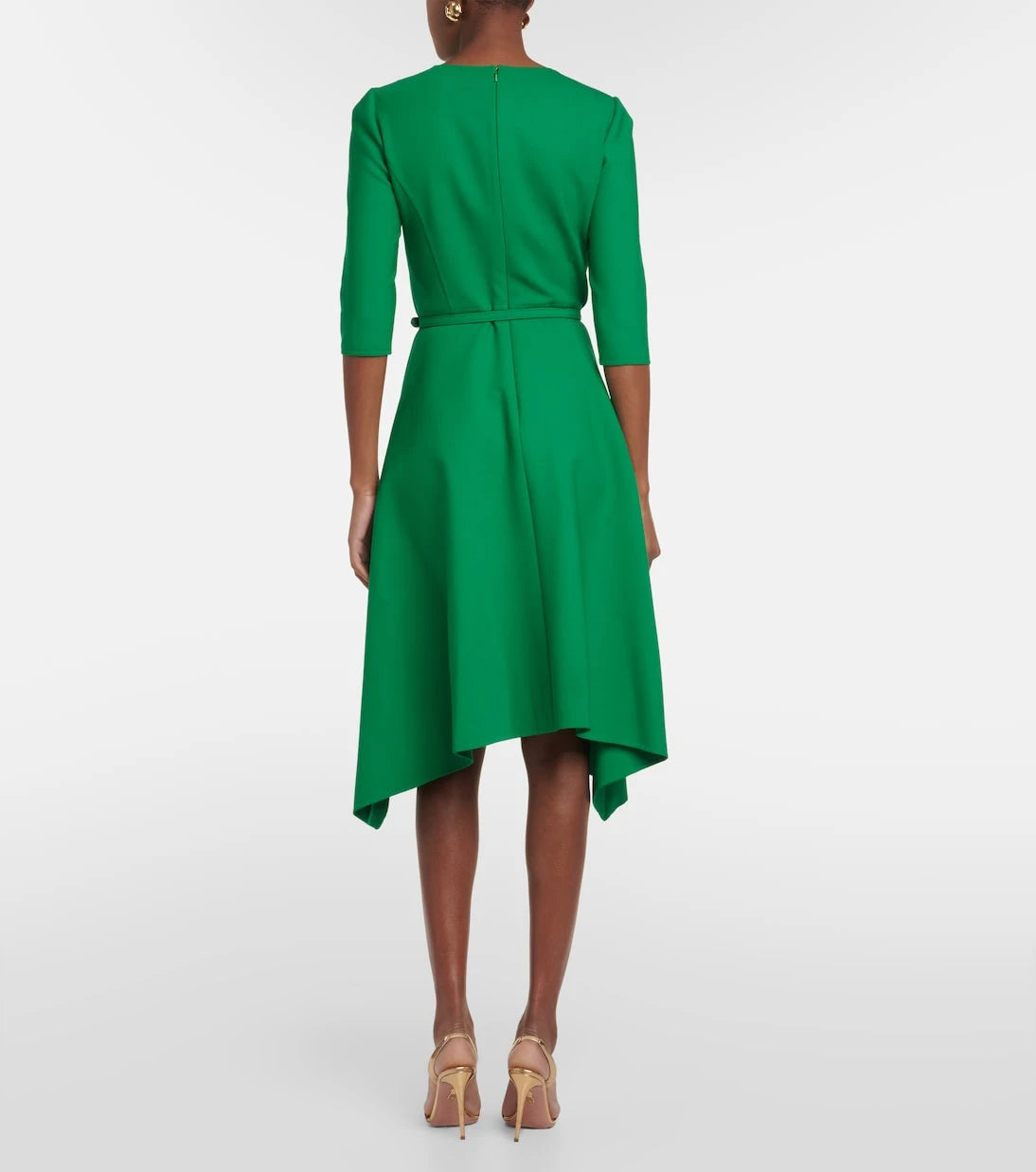 Oscar de la Renta - Wool-blend midi dress