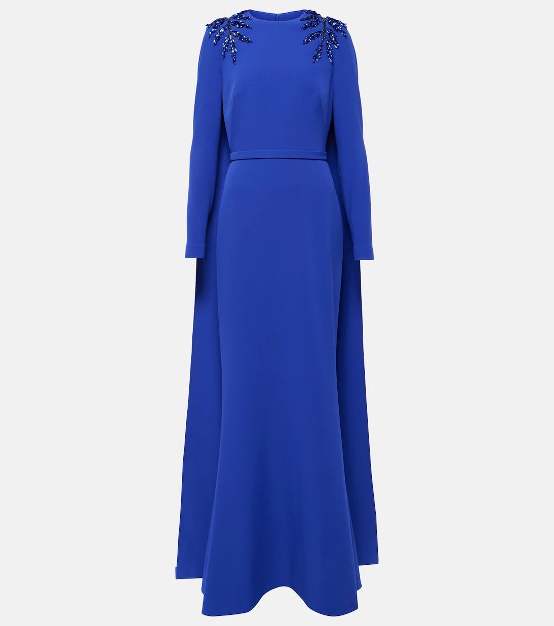 Safiyaa - Ginevra embellished caped gown