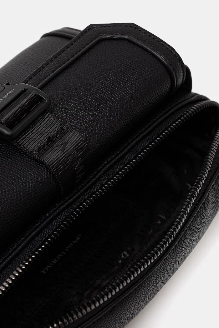 Armani Exchange erkek suni deri bel çantası