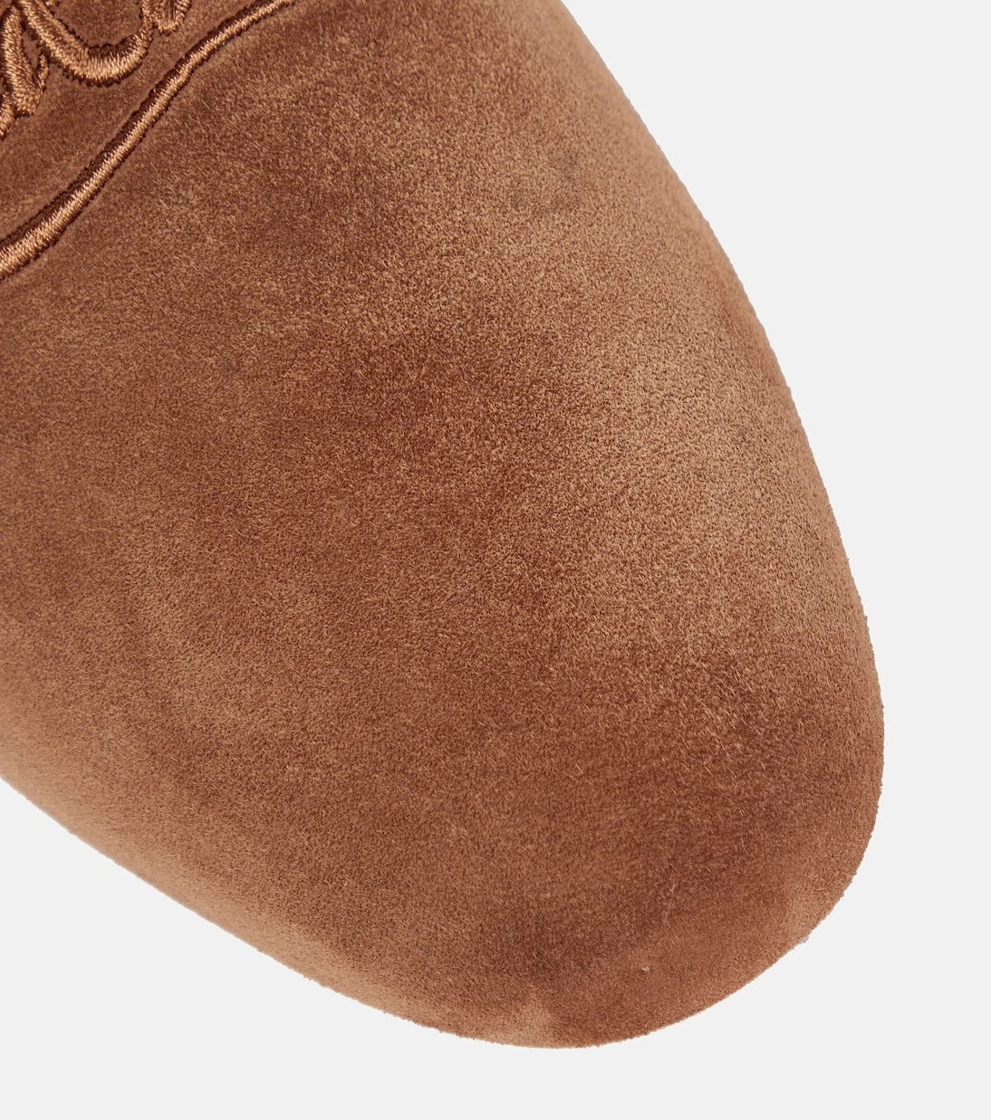 Christian Louboutin - Navy Coolito Donna suede slippers