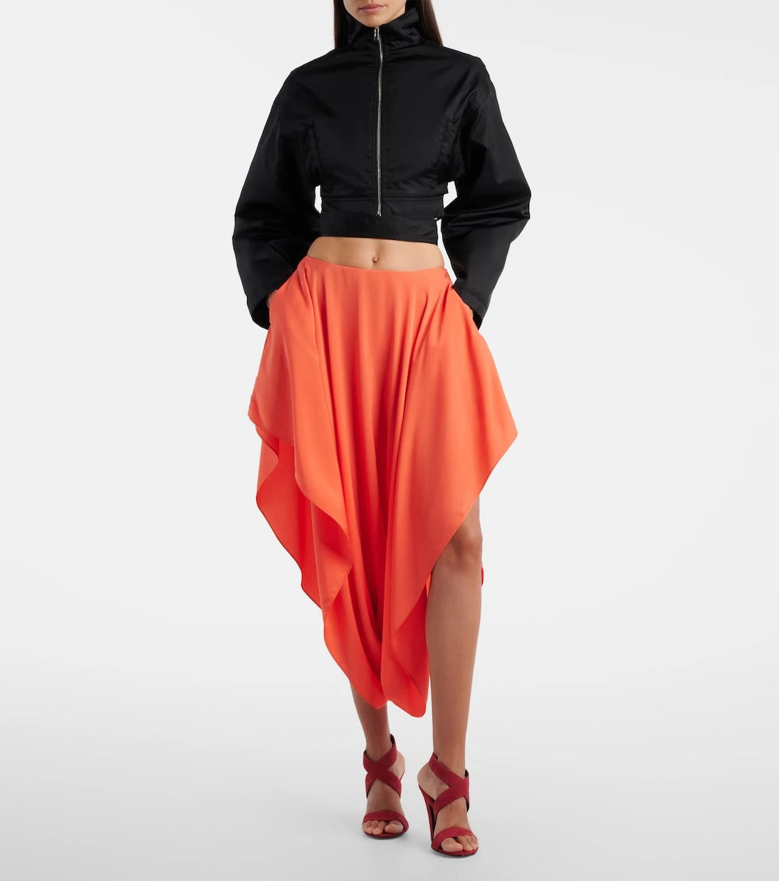 Alaïa - Peek cady midi skirt