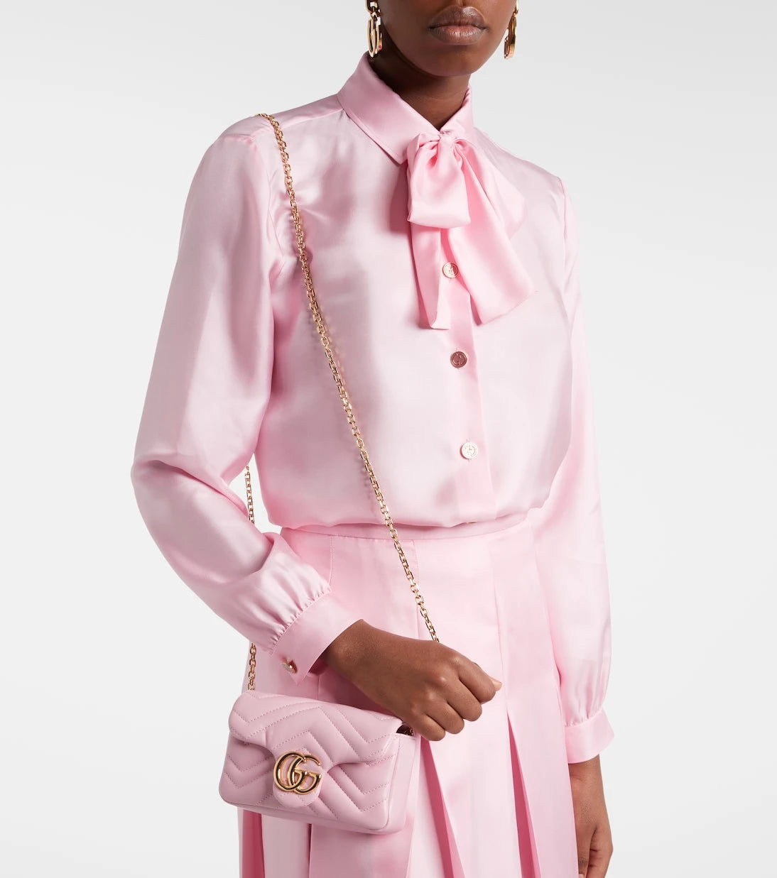 Gucci - GG Marmont Mini leather crossbody bag