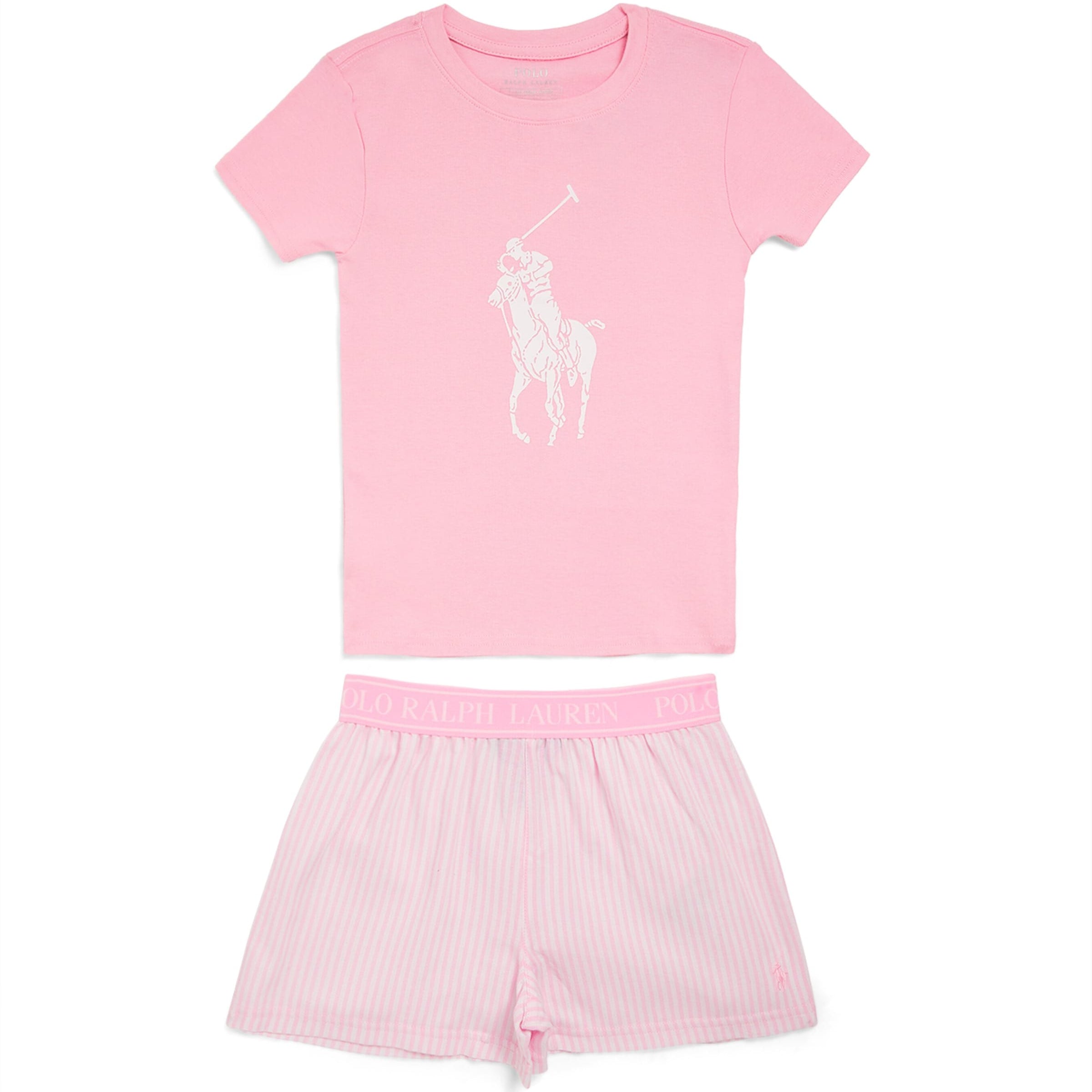 Ralph Lauren Kids Polo Pony T-Shirt and Shorts Pyjama Set (7-12 Years)