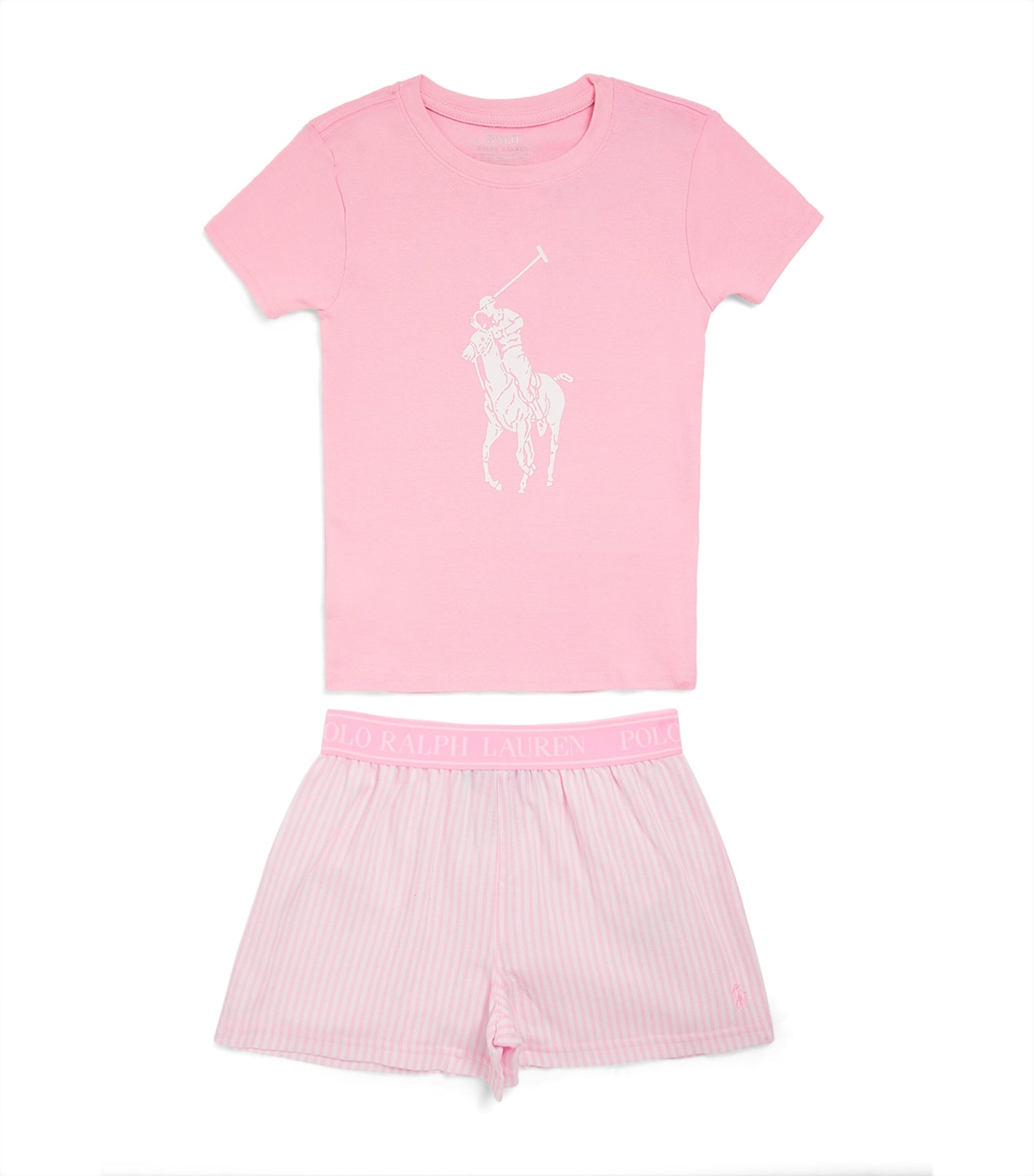 Ralph Lauren Kids Polo Pony T-Shirt and Shorts Pyjama Set (7-12 Years)