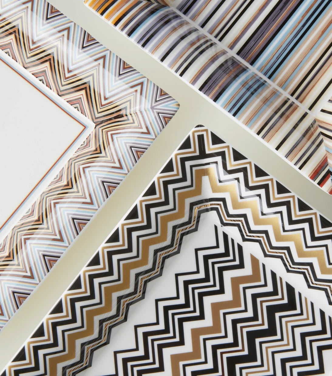 Missoni - Zigzag Gold decorative tray