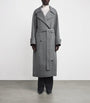 Joseph Multi Virgin Wool Herringbone Navarre Linear Coat