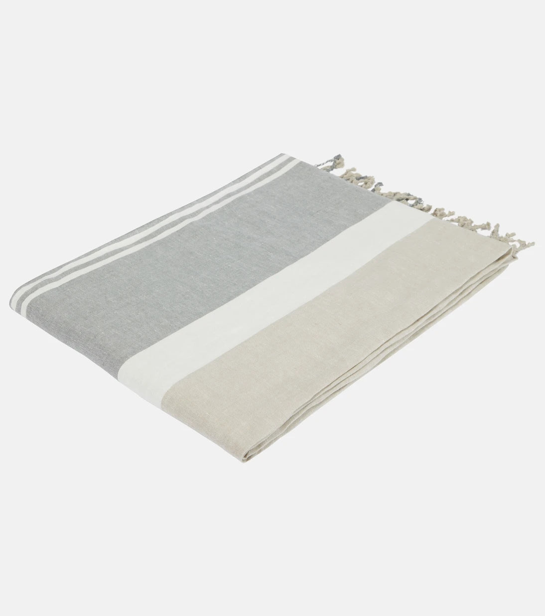 Brunello Cucinelli - Striped linen beach towel