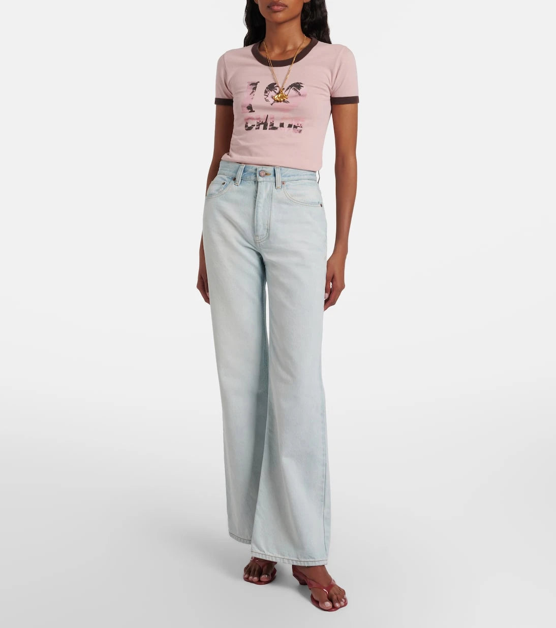 Chloé - Printed cotton T-shirt