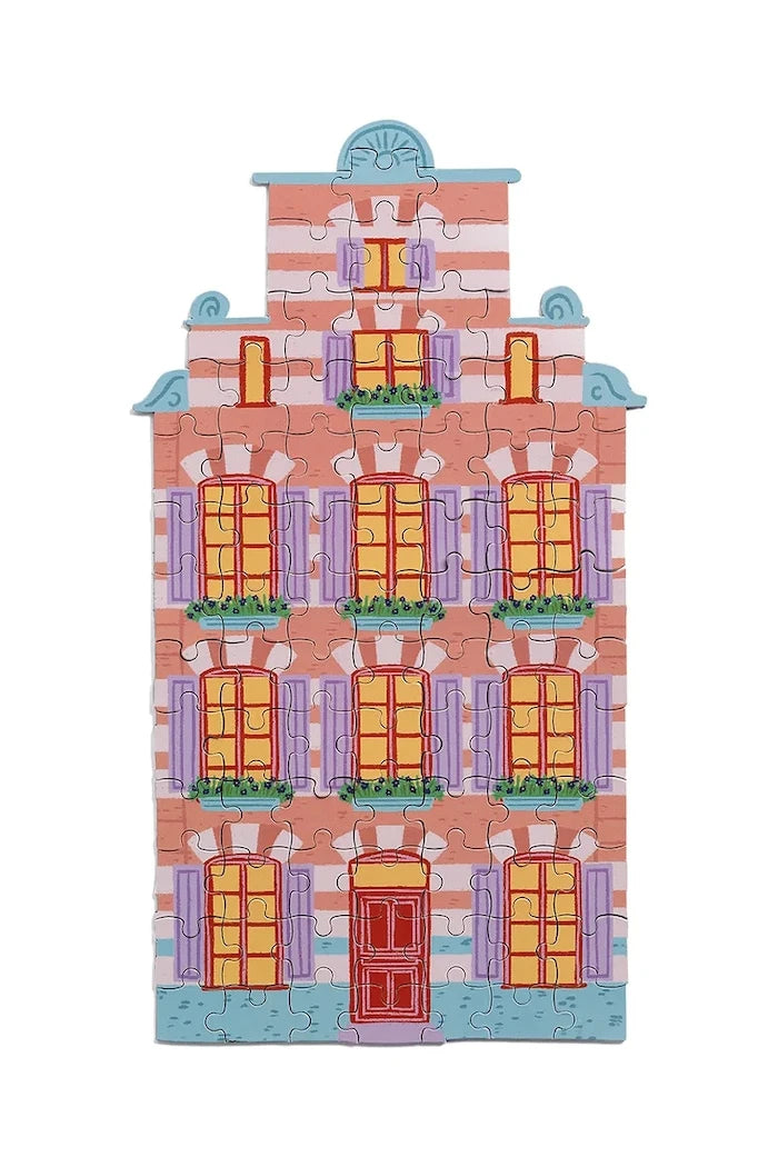 Пъзел &k amsterdam Canal House Stairs 84 elementy