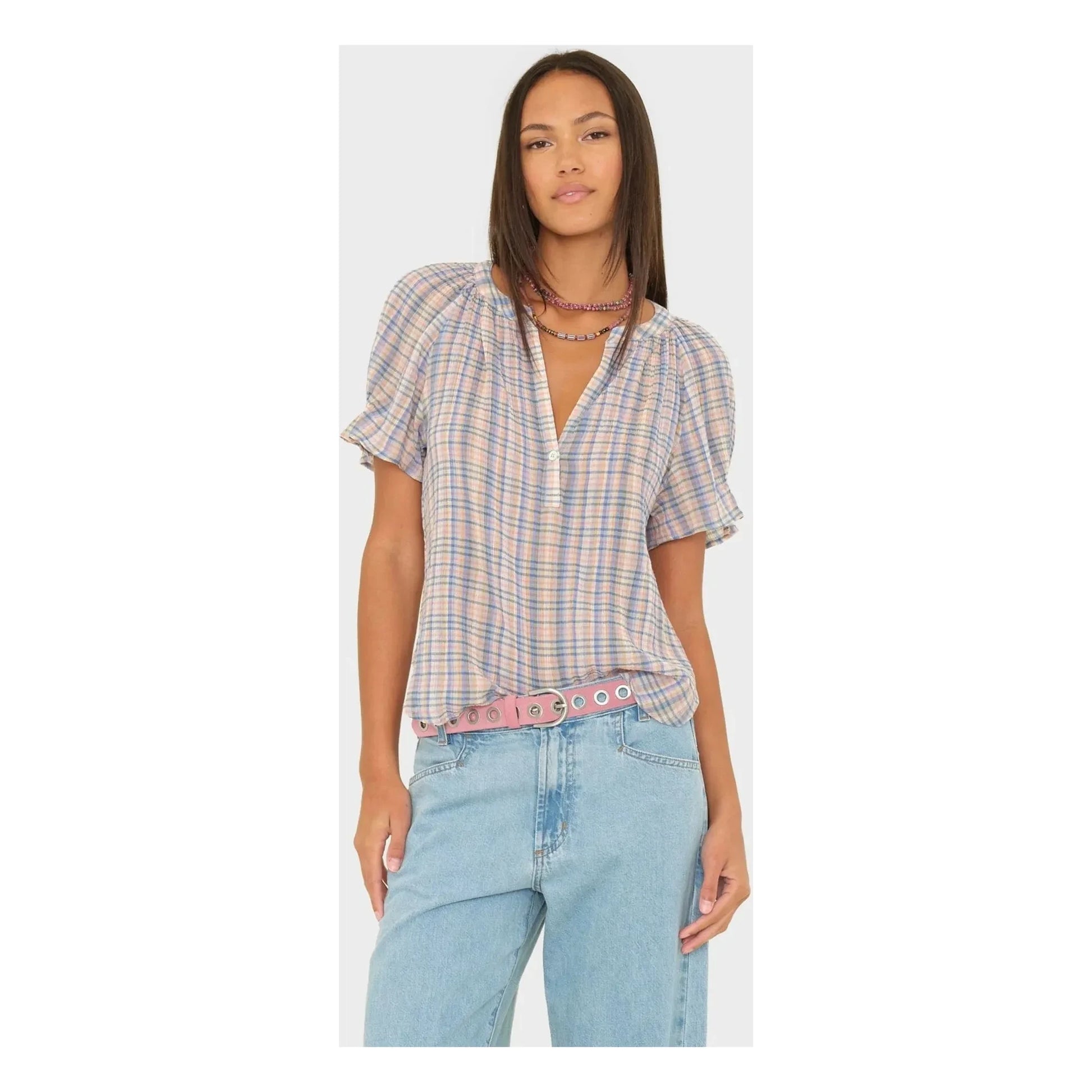 Xirena - Astryde Cotton blouse | Blue