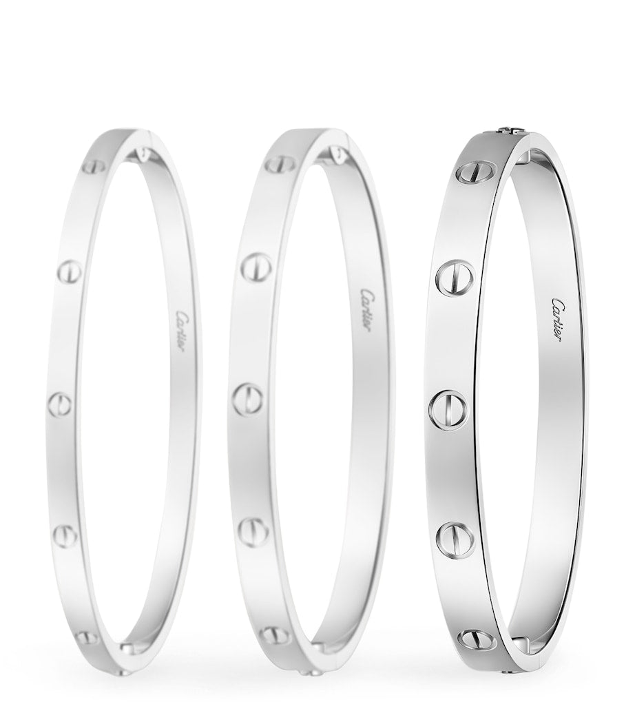 Cartier LOVE Classic White Gold Bracelet