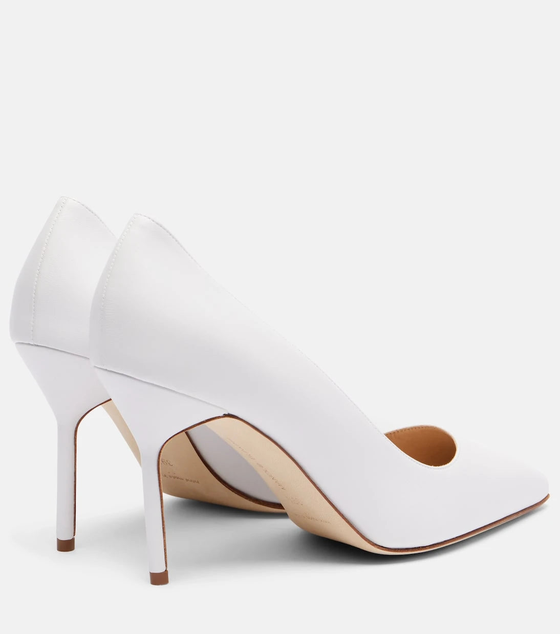 Manolo Blahnik - BB 90 leather pumps