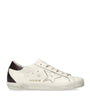 Golden Goose White Leather Super-Star Sneakers