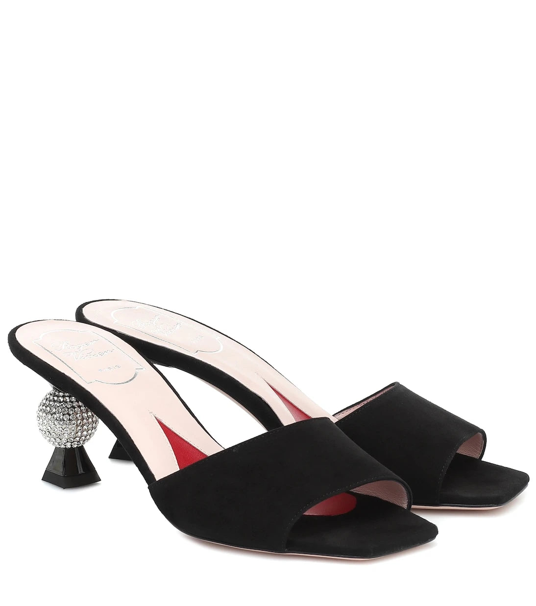 Roger Vivier - Vivier Marlene embellished suede sandals
