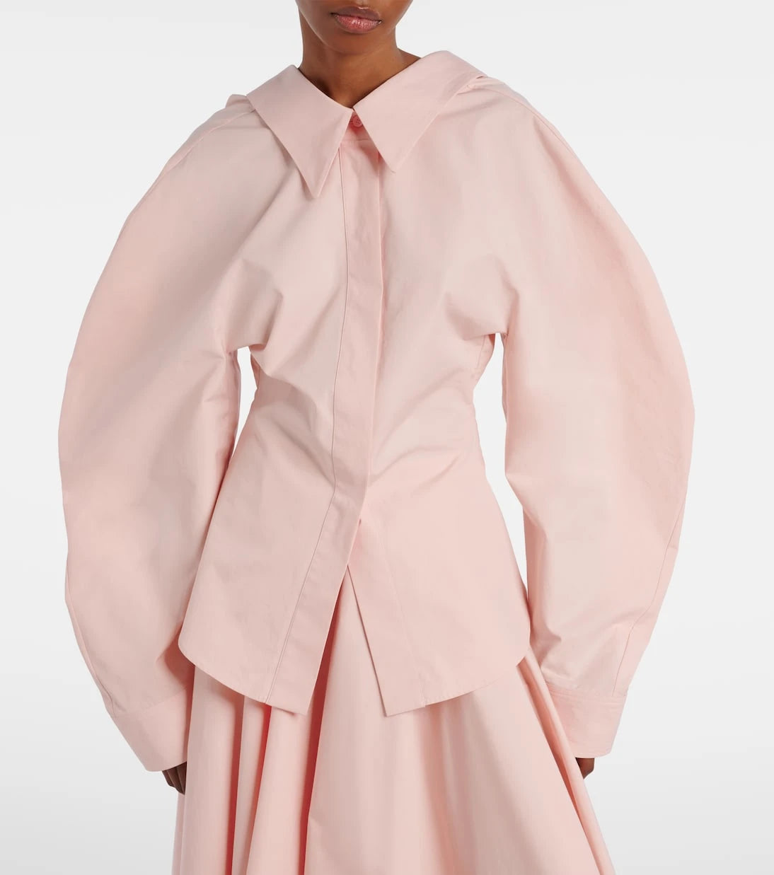 Givenchy - Balloon-sleeve cotton shirt