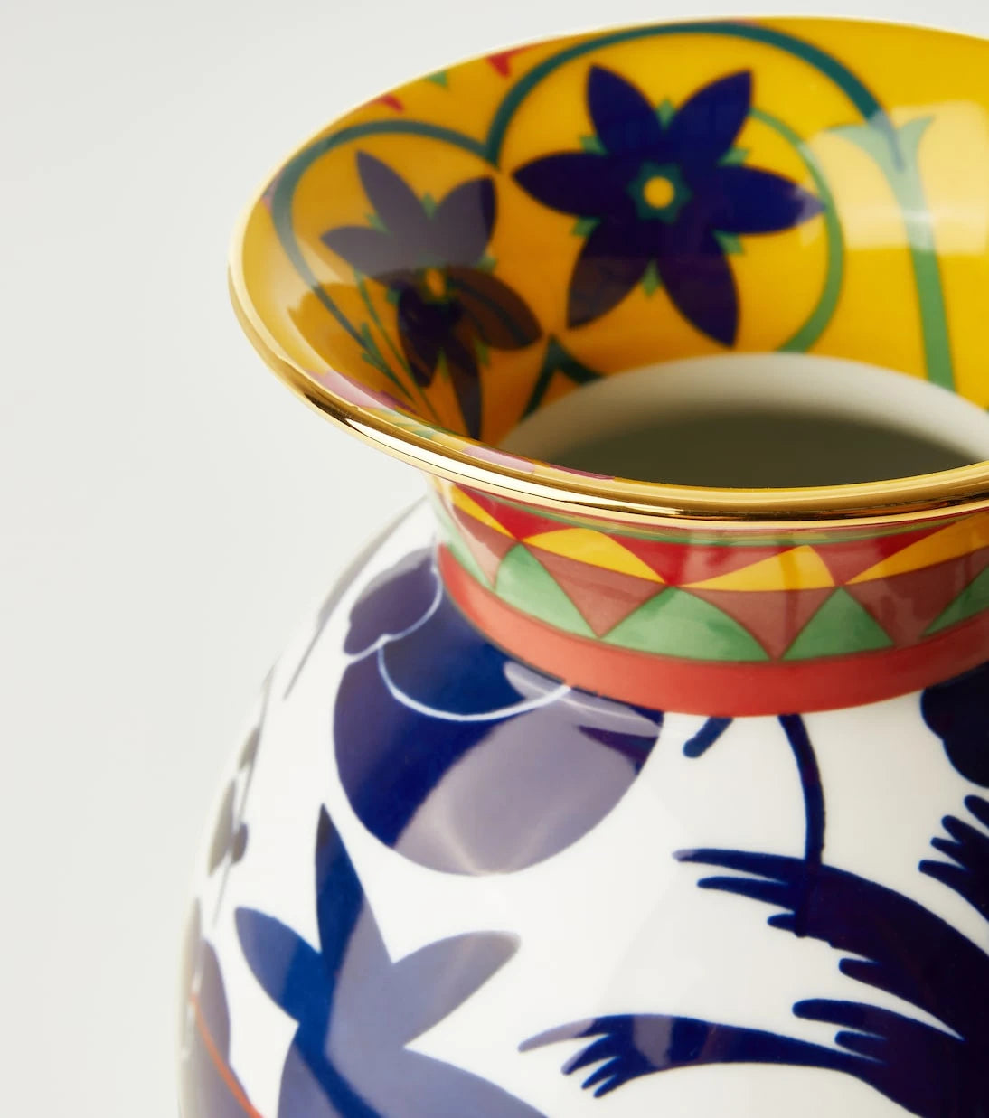 La DoubleJ - Wildbird Blu porcelain vase