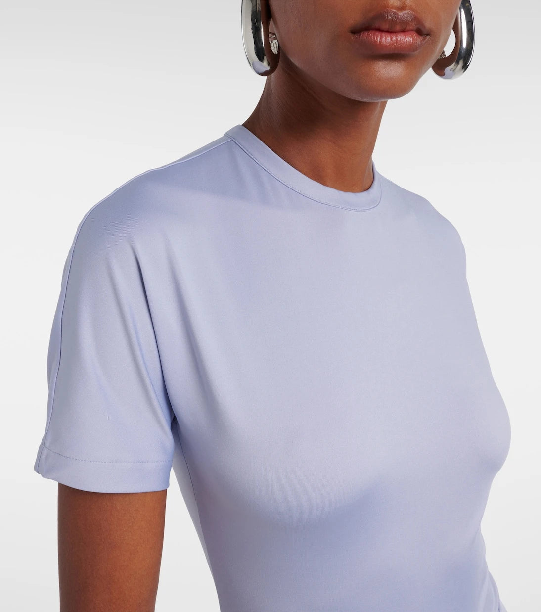 Victoria Beckham - Gathered jersey midi dress