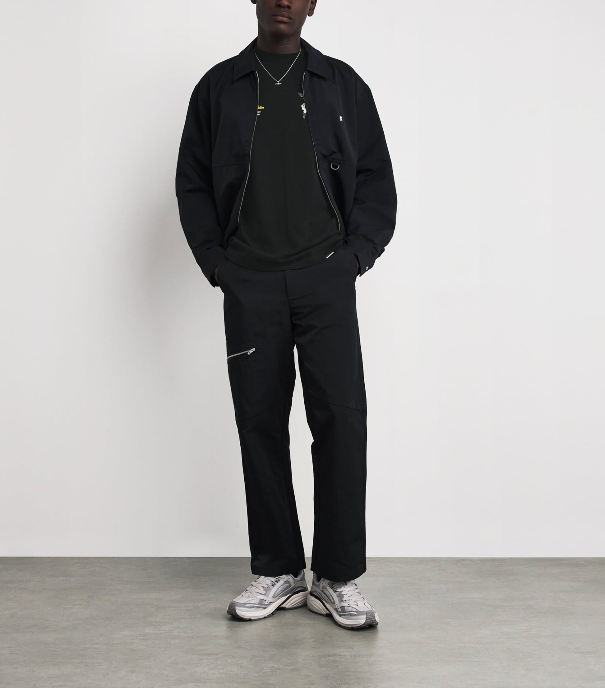 Represent Black Technical Overshirt