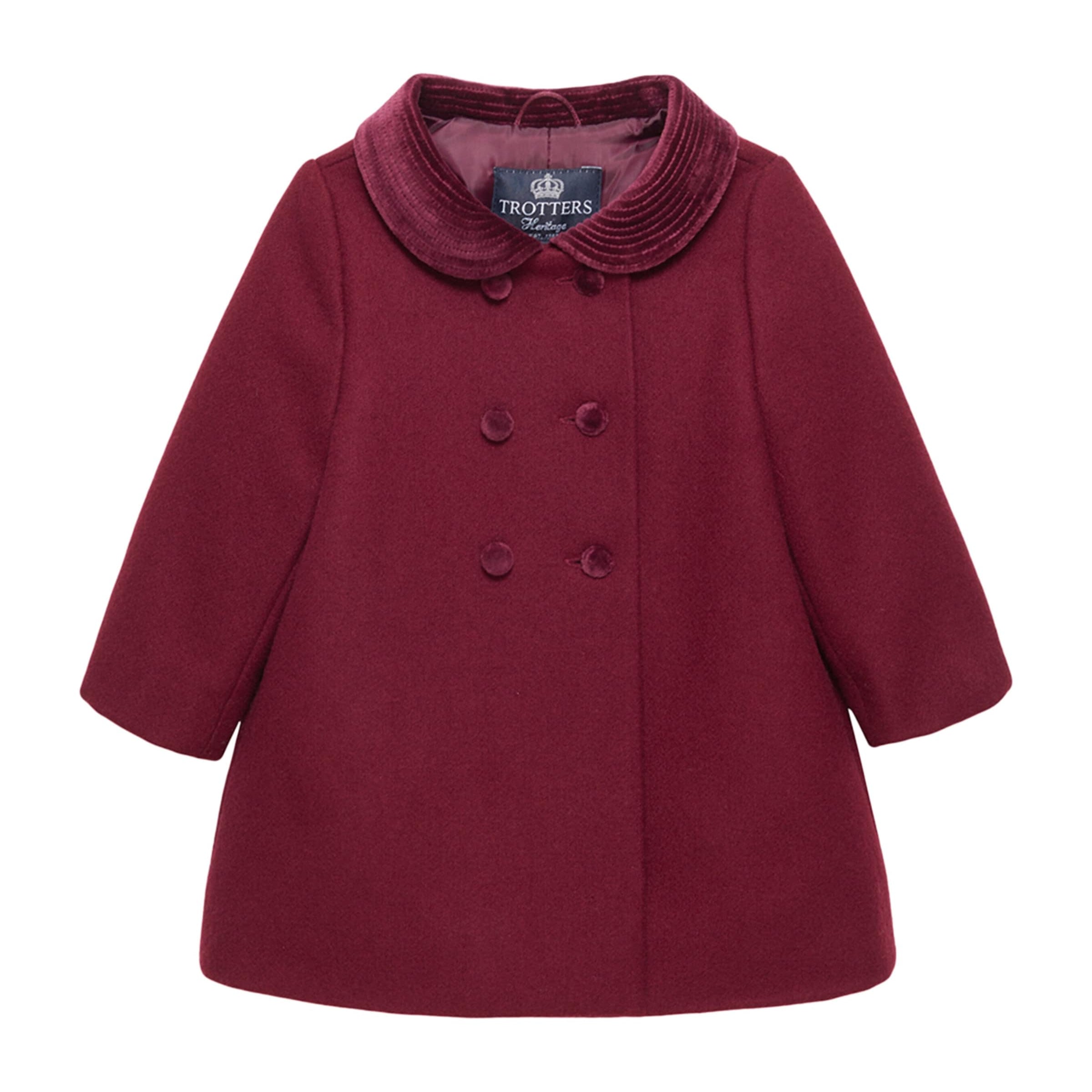 Wool Double-Breasted Classic Coat (6-24 Months)