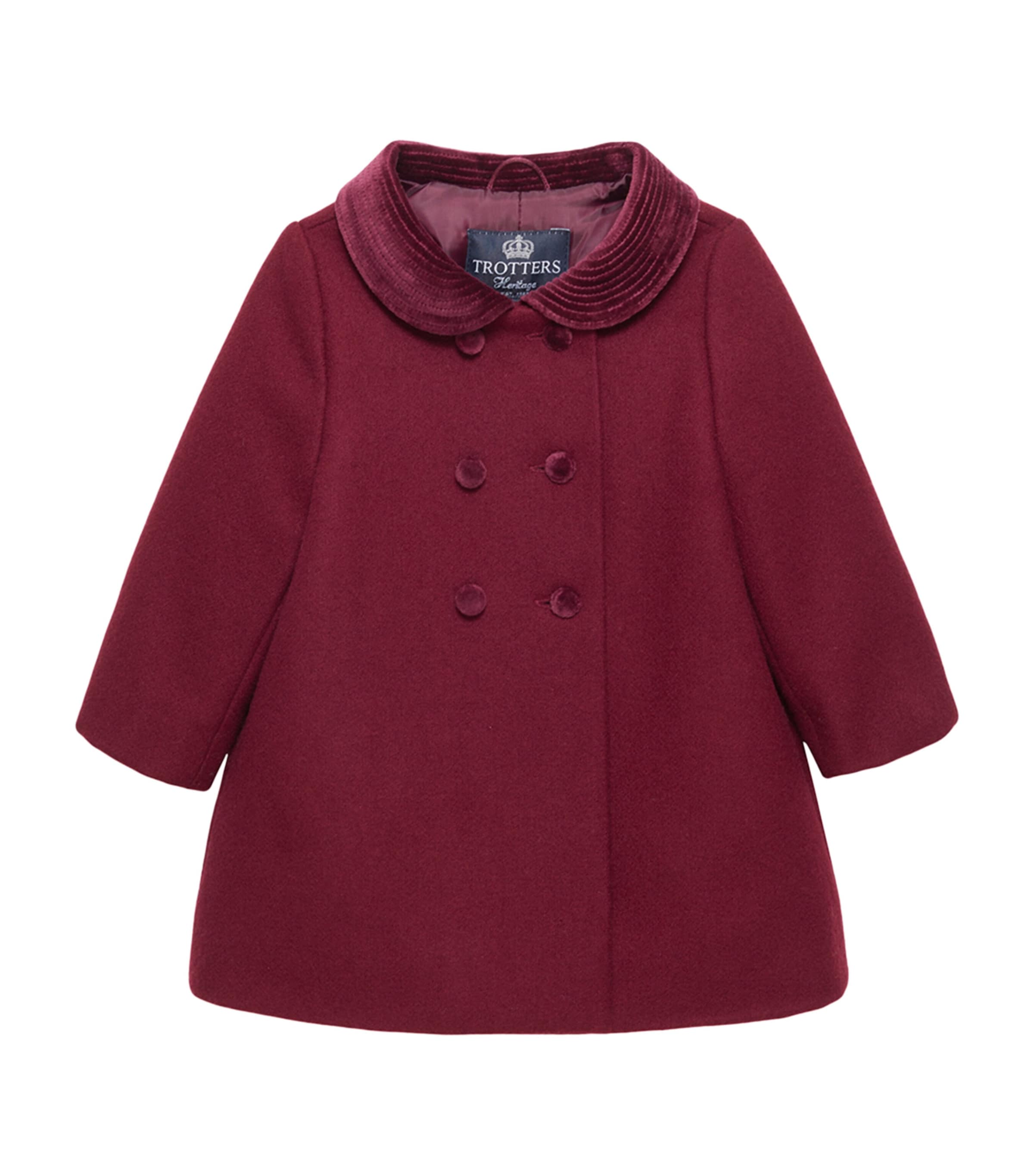 Wool Double-Breasted Classic Coat (6-24 Months)