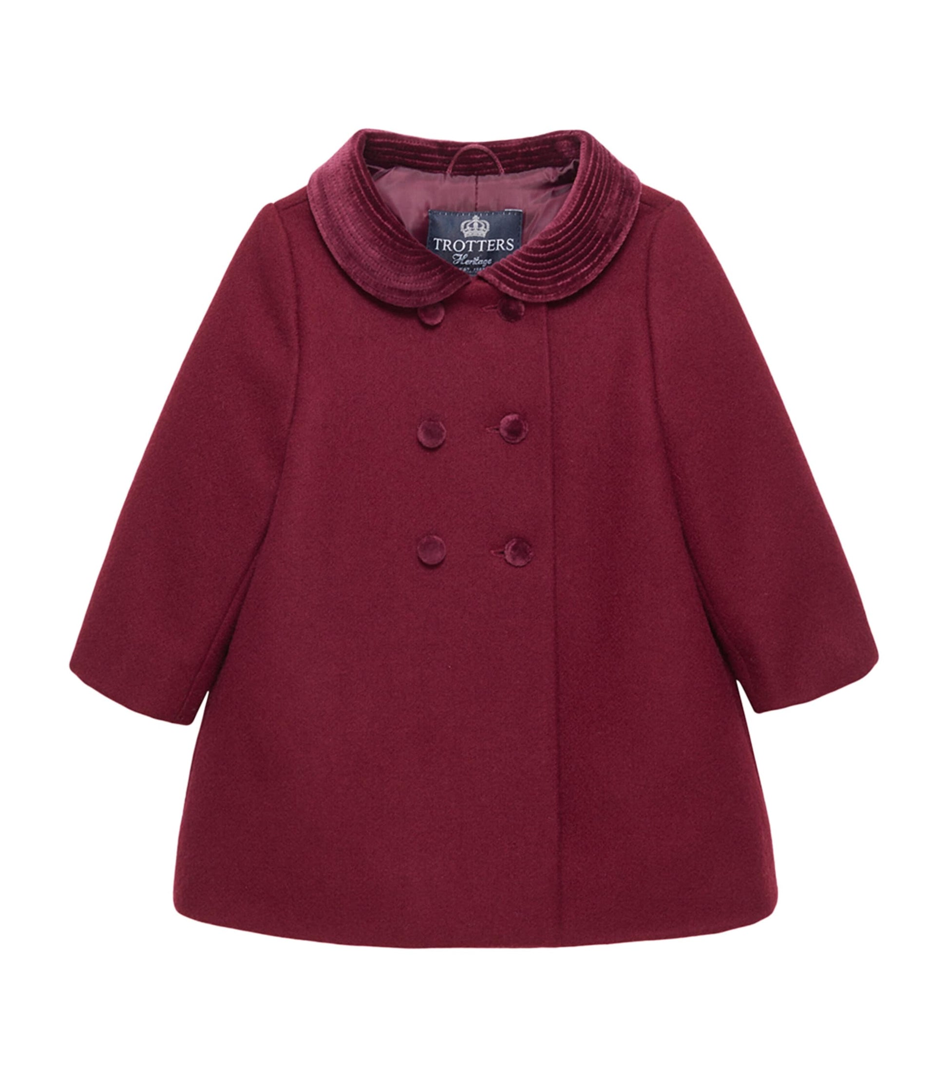 Wool Double-Breasted Classic Coat (6-24 Months)
