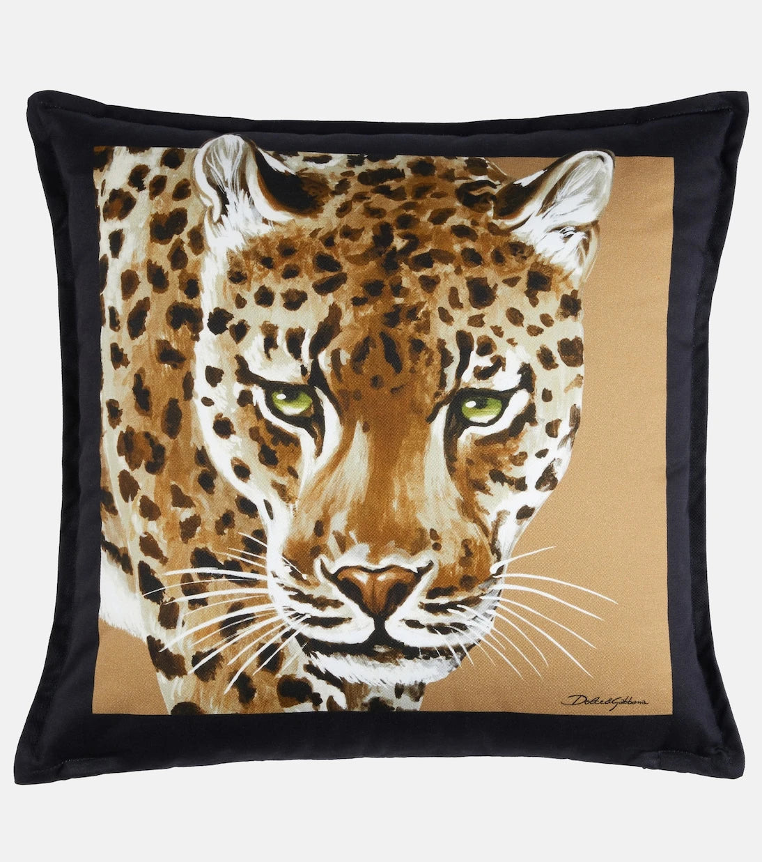 Dolce&Gabbana Casa - Leopardo Small canvas cushion