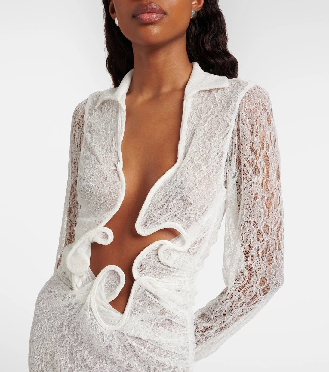 Christopher Esber - Venus sheer lace gown