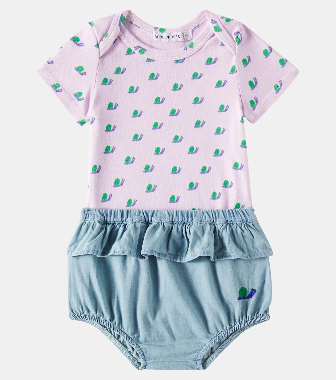 Bobo Choses - Baby bodysuit, bloomers and socks set