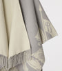 Burberry Grey Wool-Cashmere EKD Cape