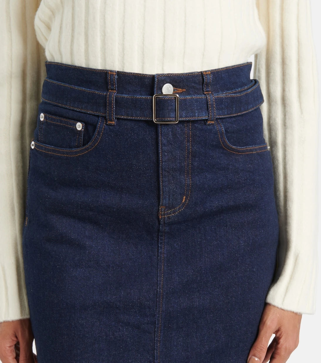 Proenza Schouler - Calder denim midi skirt
