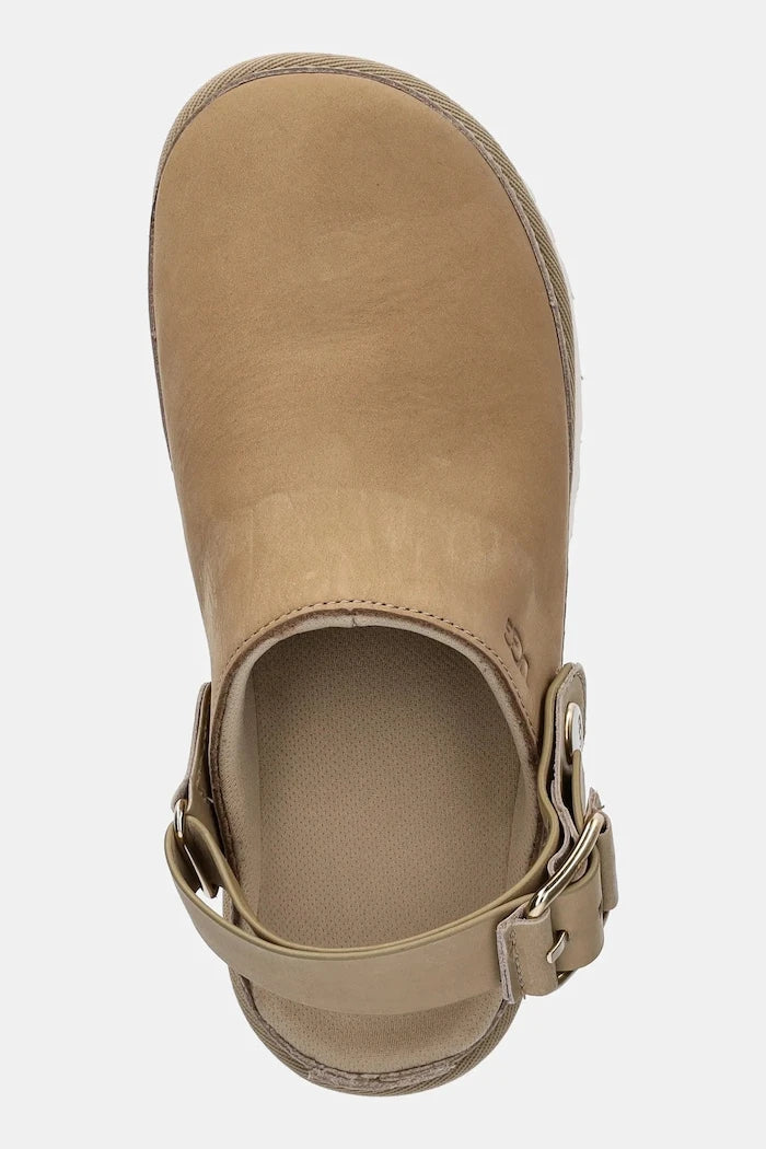 Чехли от набук UGG Goldenstar Villa Clog