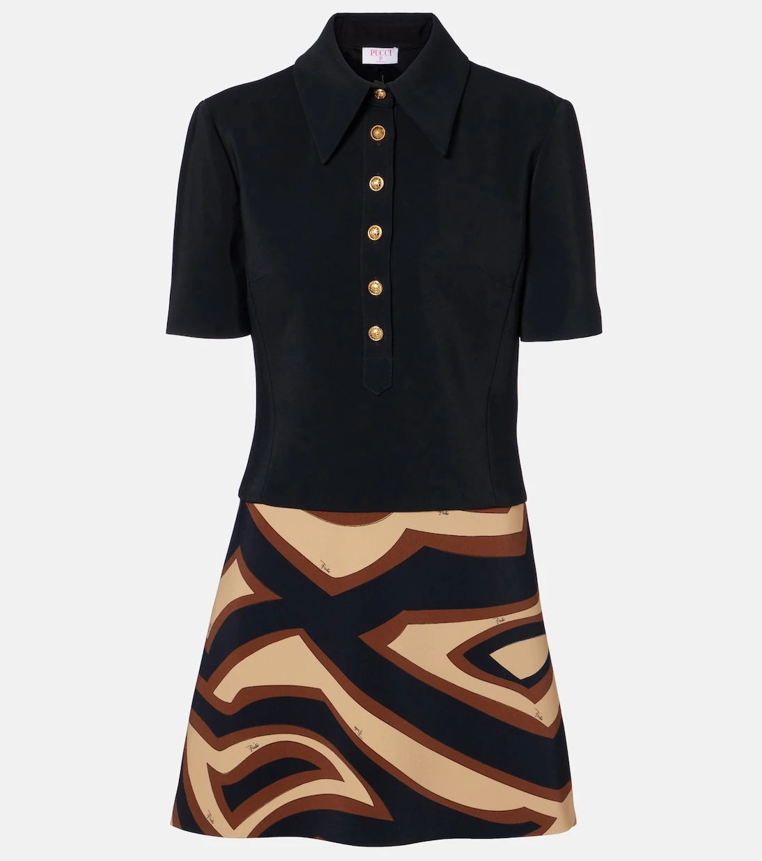 Pucci - Labirinto polo dress