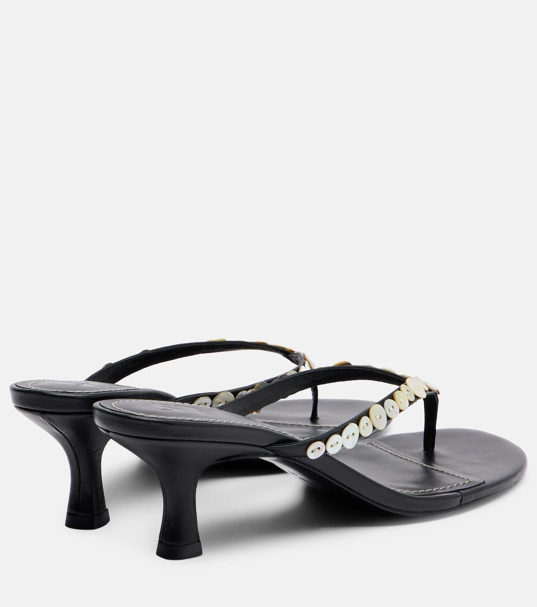 Staud - Freja leather thong sandals