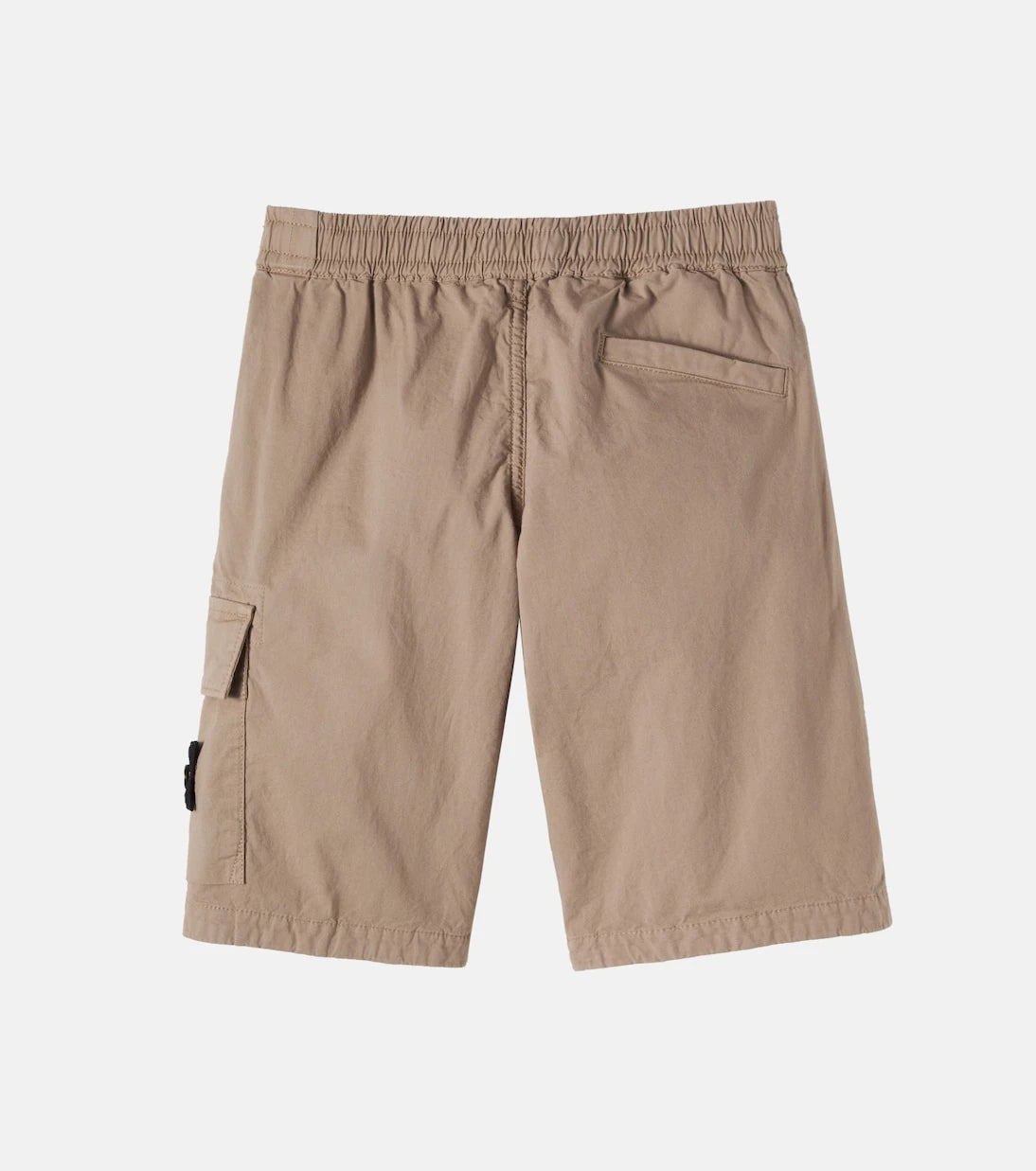 Stone Island Junior - شورت كارغو بوصلة من مزيج القطن