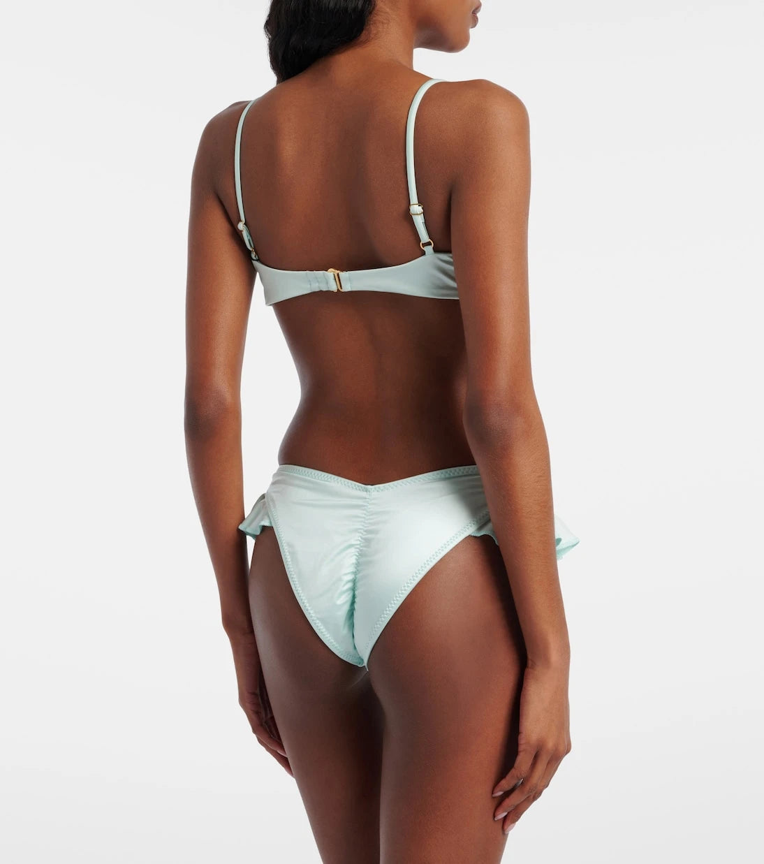 Montce - Lena lace-trimmed bikini top