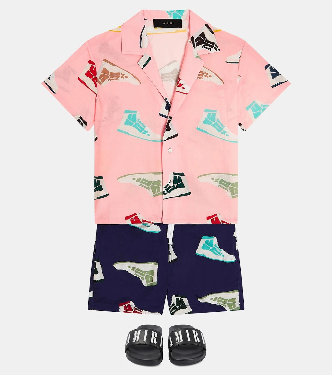 Amiri Kids - Skel Top printed cotton shirt