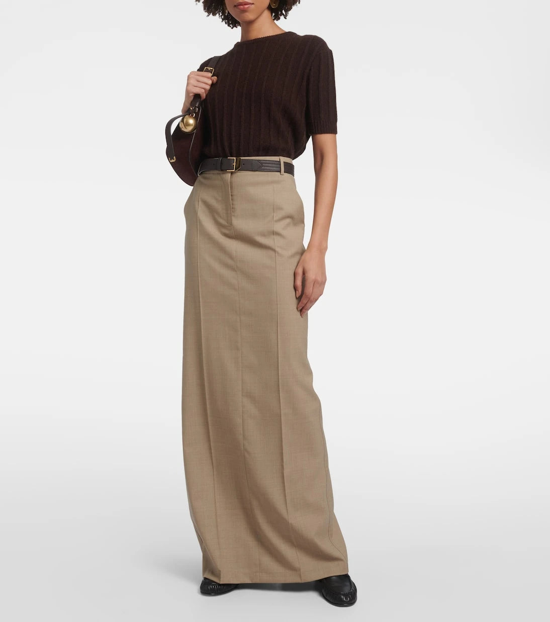 Max Mara - Circe virgin wool maxi skirt