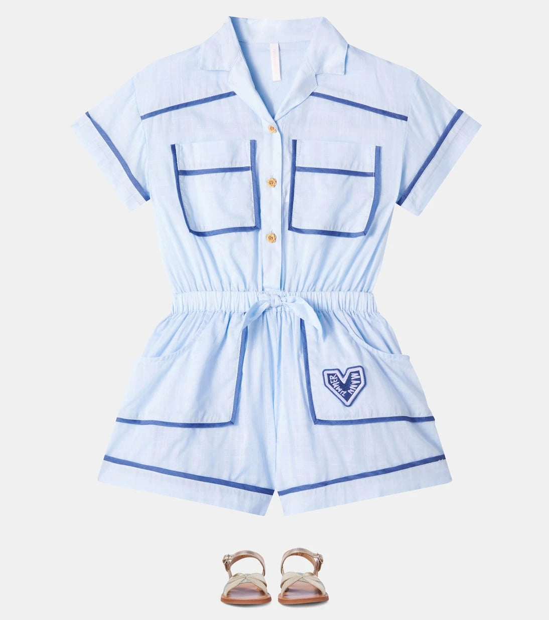 Zimmermann Kids - Rhiannon cotton playsuit