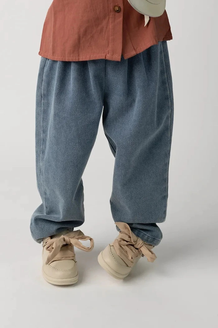 Çocuklar için pamuklu baggy pantolon Juma Trousers