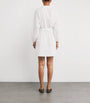 White Cotton Tunic Mini Dress