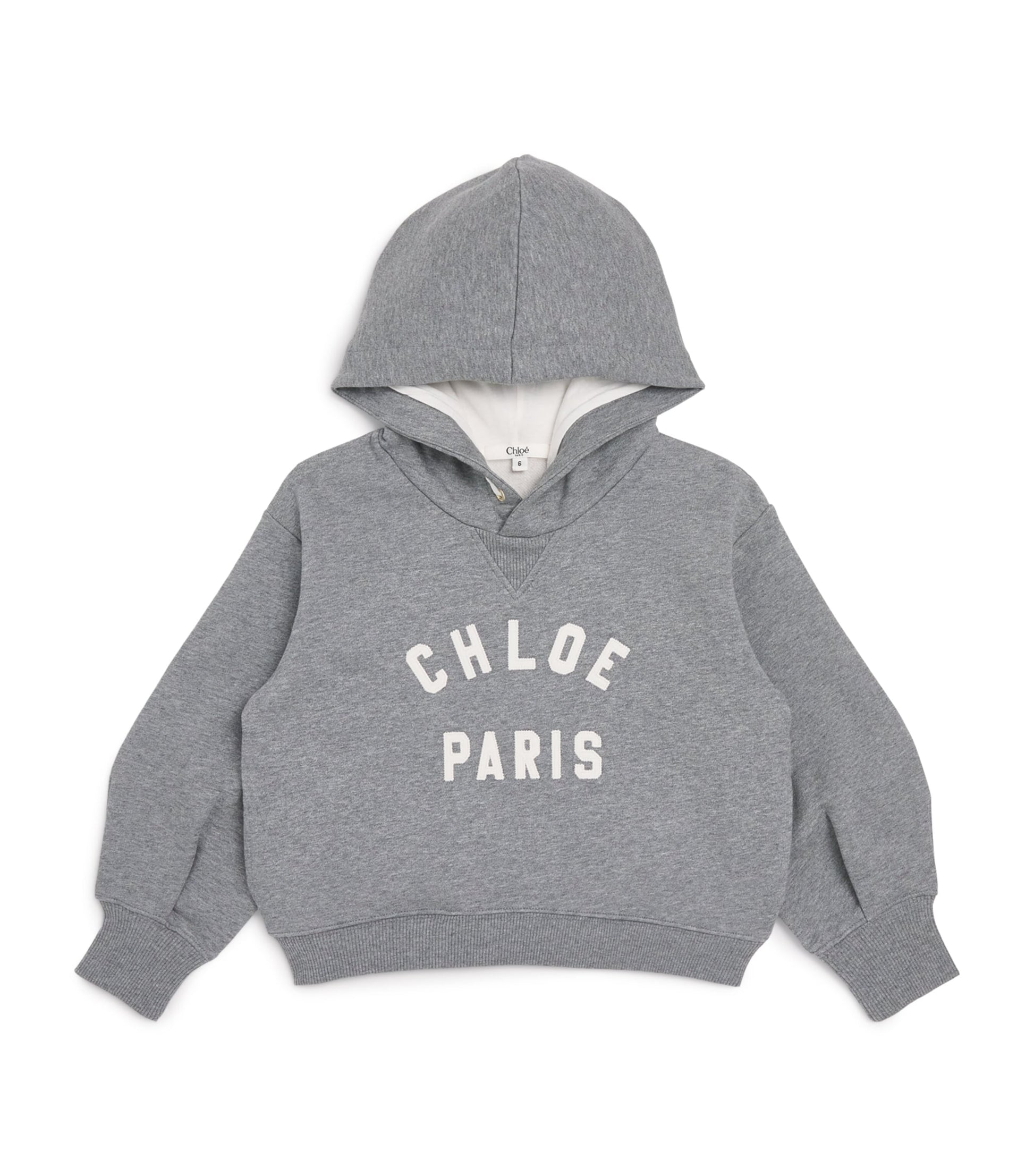 Chloé Kids Cotton Paris Logo Hoodie (14 Years)