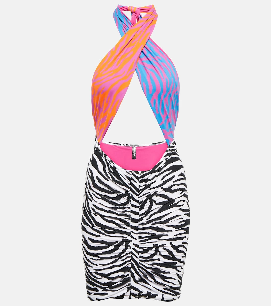 Reina Olga - Stallion animal print minidress