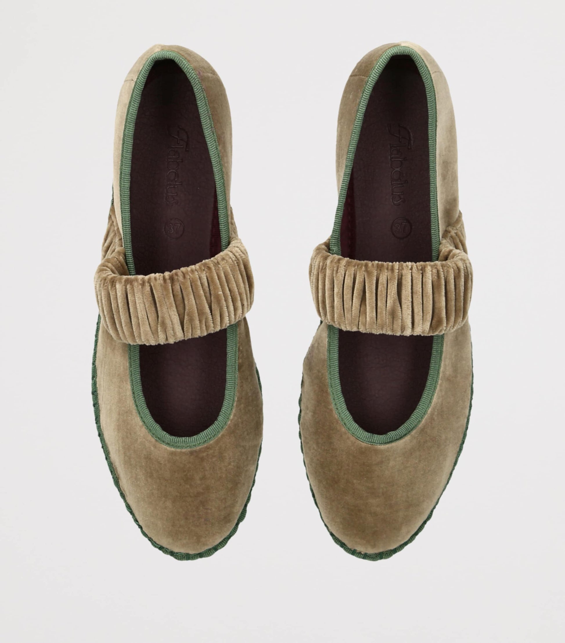 Green Velvet Mafalda Espadrilles