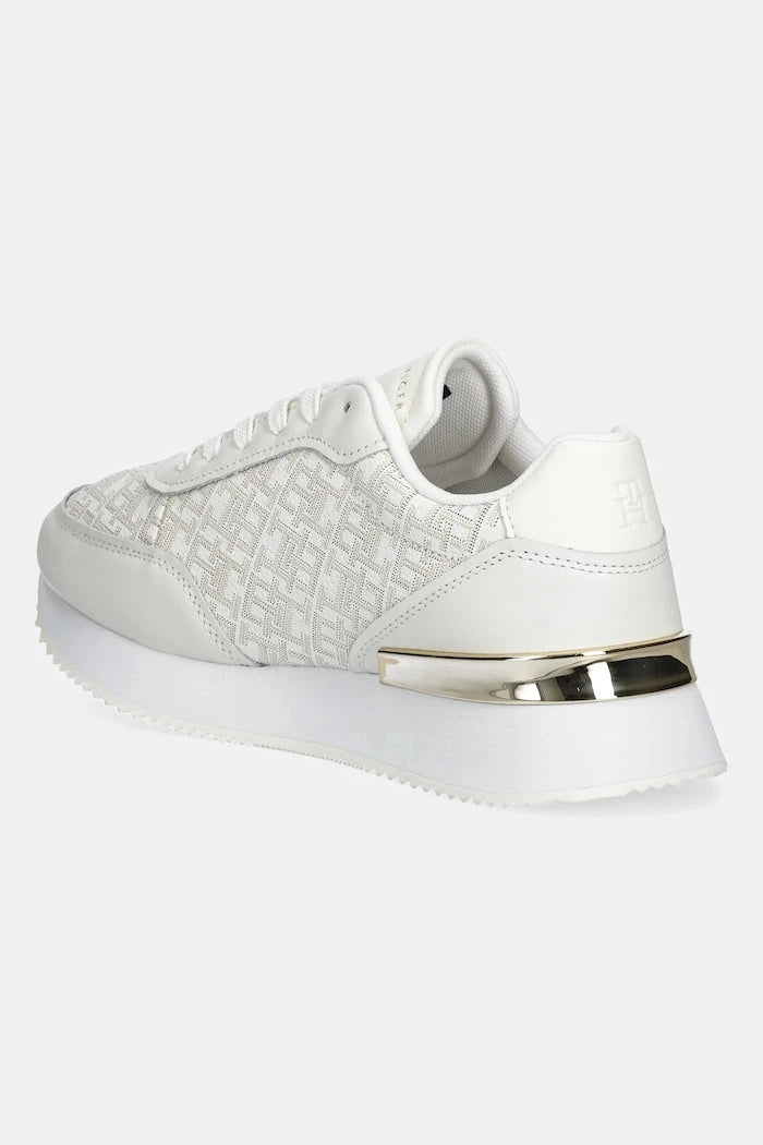 Кожени маратонки Tommy Hilfiger CHIC MONOGRAM RUNNER
